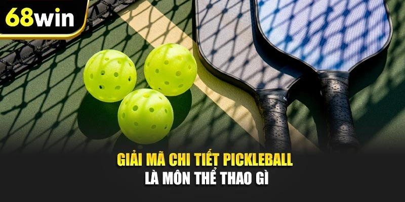 Giải mã chi tiết Pickleball là môn thể thao gì